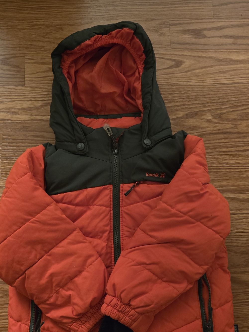 Kamik Hooded Puffer Coat,size 5